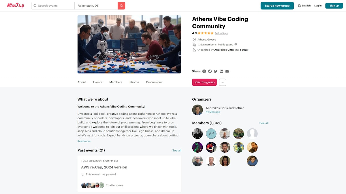 Athens Vibe Coding Community thumbnail
