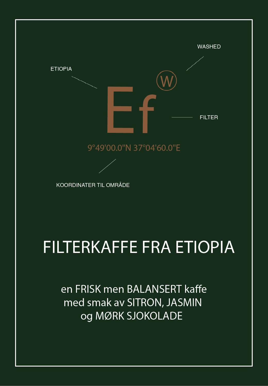 Filterkaffe fra Etiopia