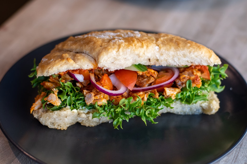 Focaccia med kylling
