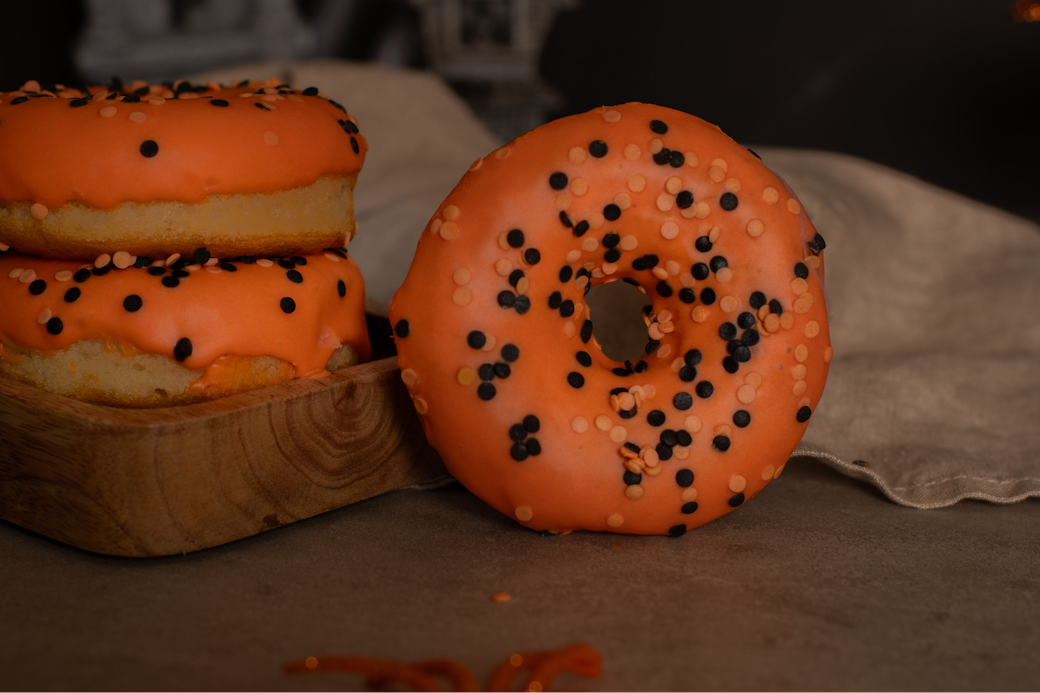 Halloween Cake Donut