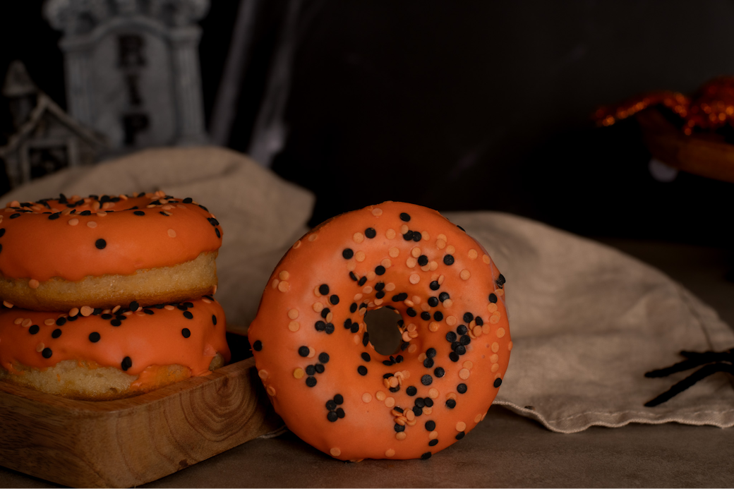 Halloween Cake Donuts
