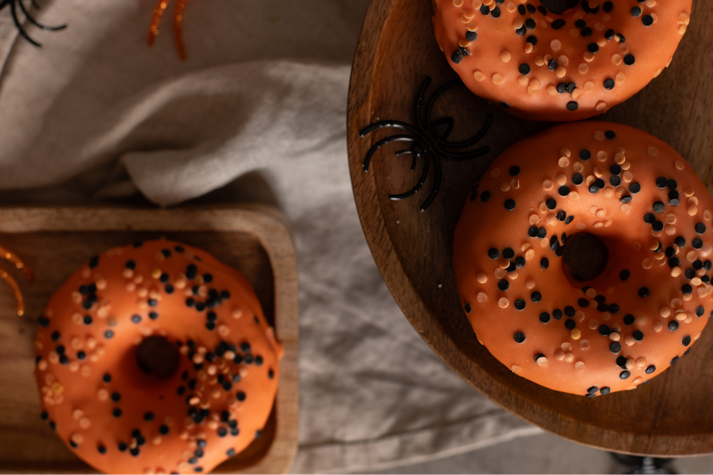 Halloween Cake Donuts