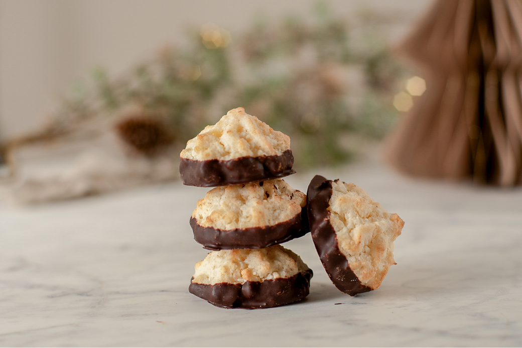 Kokosiner med sjokolade