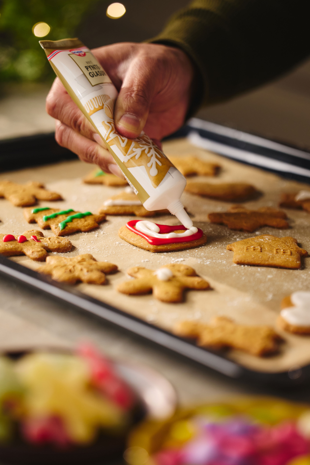 Hva trenger du når du skal pynte pepperkaker?