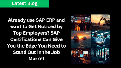 Already use SAP ERP and want to Get Noticed by Top Employers? SAP Certifications Can Give You the Edge You Need to Stand Out in the Job Market thumbnail