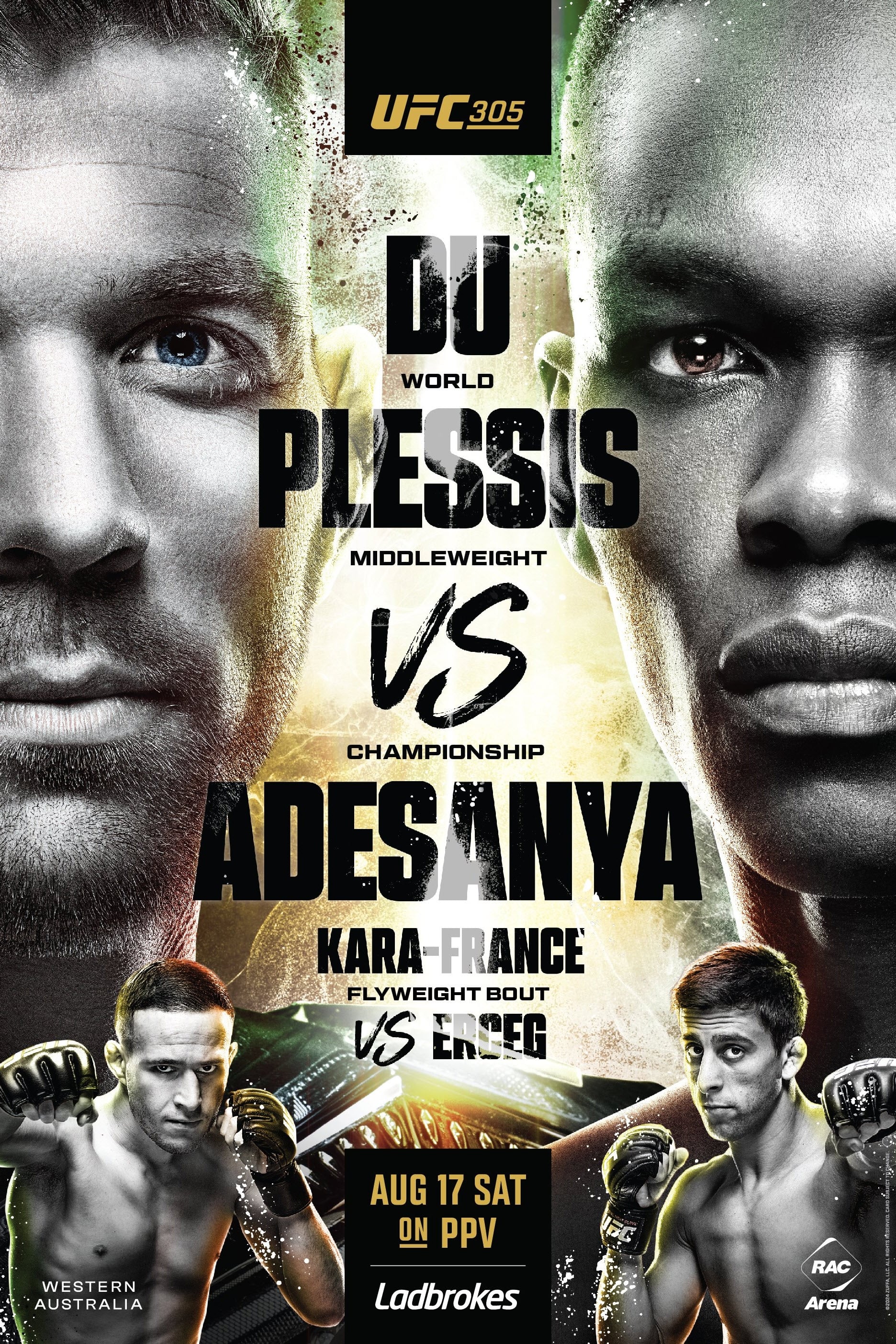 UFC 305: Du Plessis Vs. Adesanya