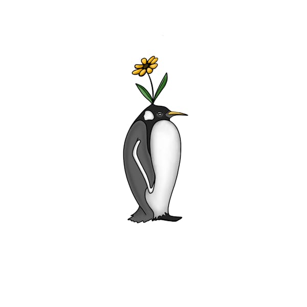 Flower Penguin - NFTattoo 015