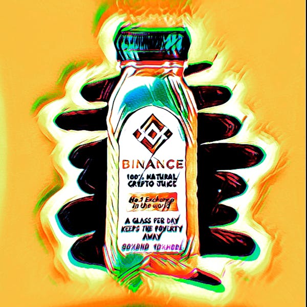 Binance Juice Bottle Orange