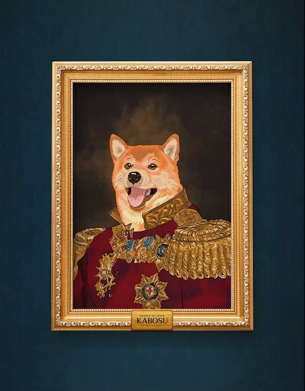 Kabosu The Prince of DOGE : Maroon