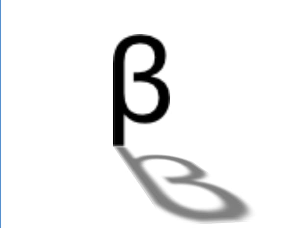 Beta- Greek Alphabet Shadow Edition 2 of 24