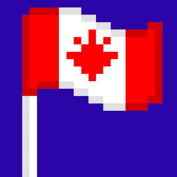 8 Bit Crypto Flags - Canada