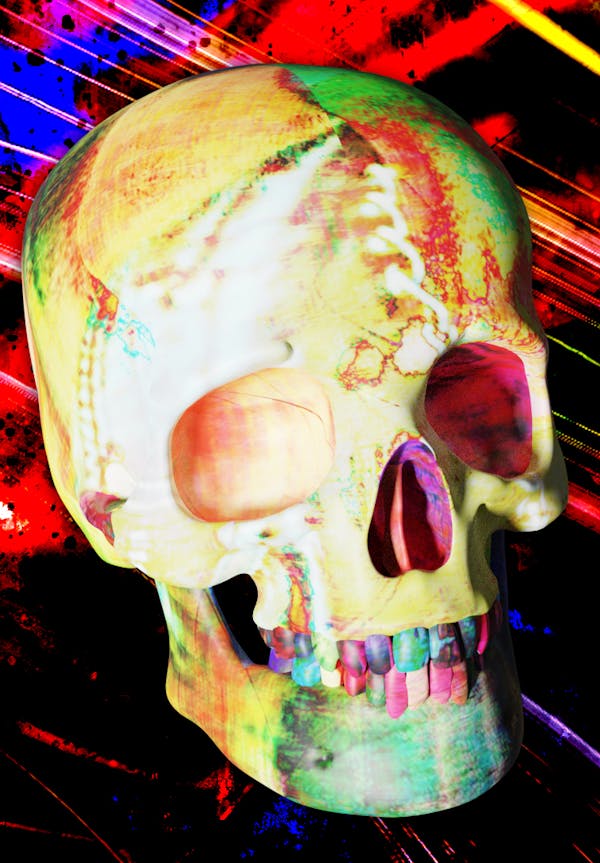 Luvcraft Art Skull #066