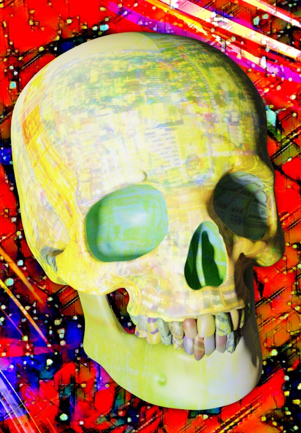 Luvcraft Art Skull #069