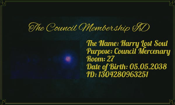 The Council Membership ID (Mercenary) 