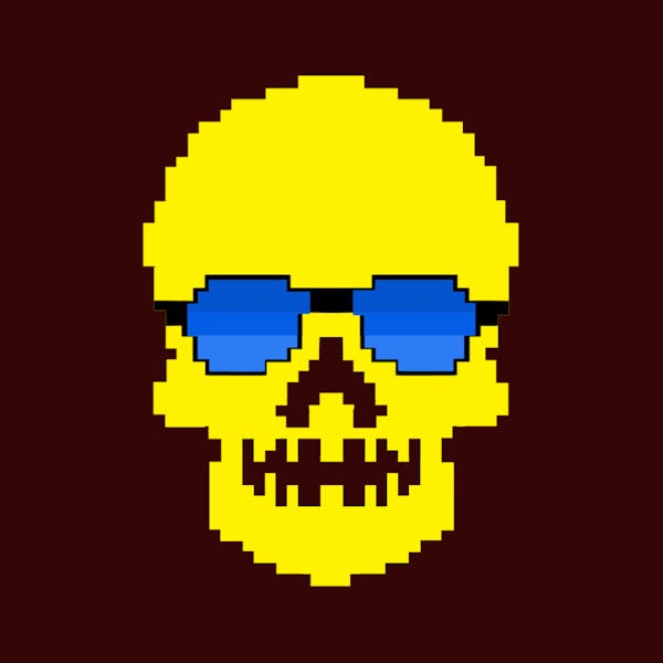 8-Bit Skull #3