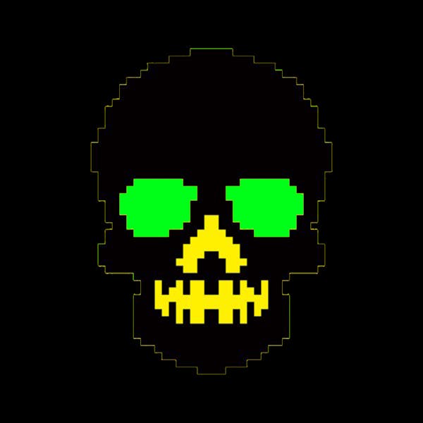 8-Bit Skull #9