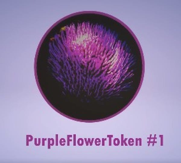 PurpleFlowerToken #1