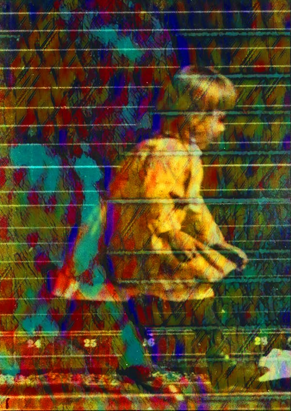 Study: Kid with doll (frame 1 of 12 from animation)