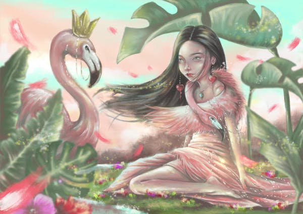 The Flamingo Girl