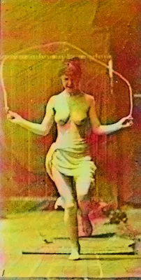 Woman Using Skipping Rope (frontview)