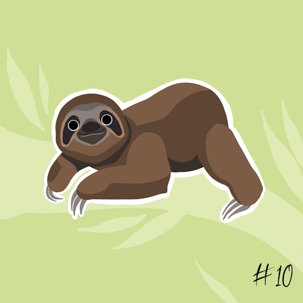 Sticker No. 10 - Sloth