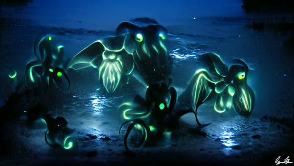 Bioluminescent Cthulhu