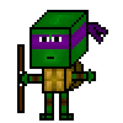 CUBEBOT - Super Purple Tortoise Cubebot NFT