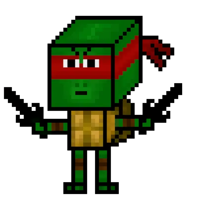 CUBEBOT - Super Red Tortoise Cubebot NFT