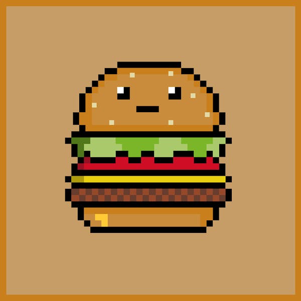 Pixel Snacks - Gourmet Burger