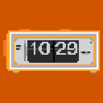 The 70s - 004 - Flip Number Alarm Clock (rare)