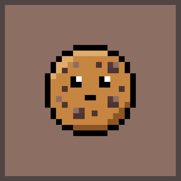 Pixel Snacks - Chocolate Chip Cookie