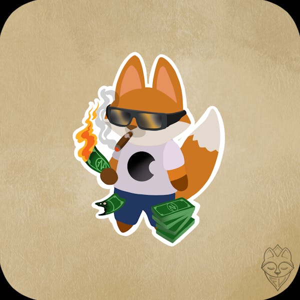 There are 200 pieces of this special CryptoFox. 99% of this will be donated to the Burn Wallet.
