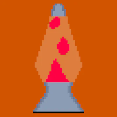 The 70s - 013 - Lava Lamp (red wax) (common)