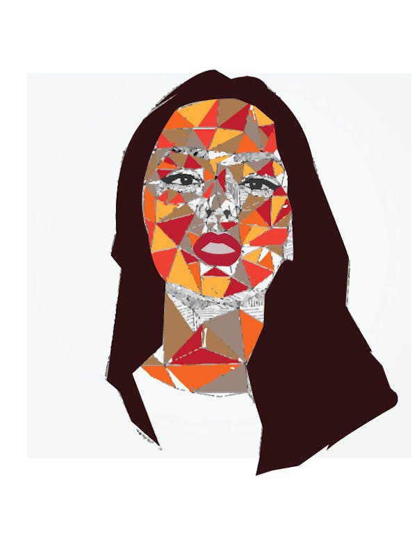 Graphic Artwork "Multicolor Woman"