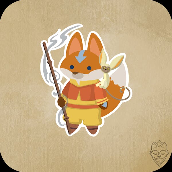 CryptoFoxes #175 - Aang Fox