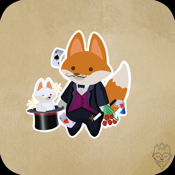 CryptoFoxes #195 - Magician Fox