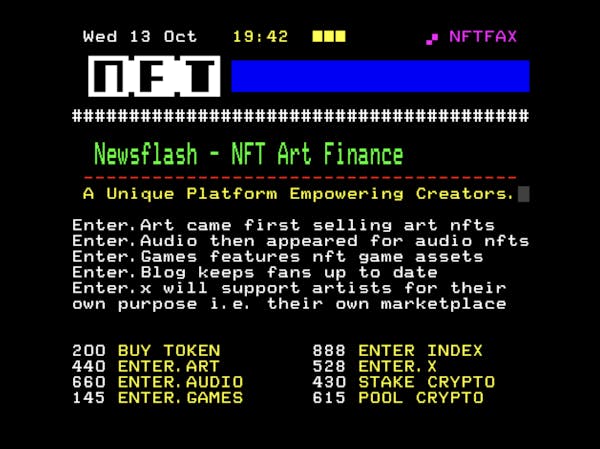 Newsflash by NFTFAX