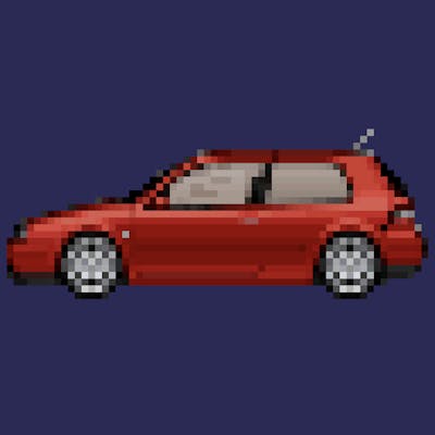 The 00s - 002 - Vulkswagen Gulf IV GTI 337 -red - (common)