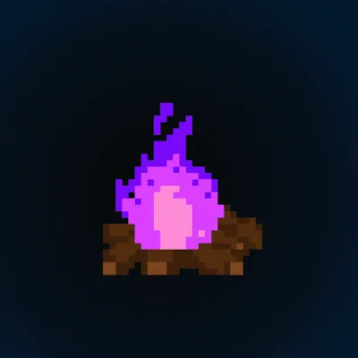 ENTER BURN - Purple Campfire