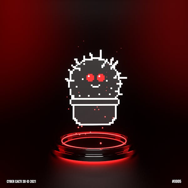Cyber Cactus 3D #0006 : You cactus from hell!
