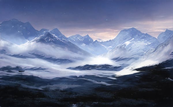 AI Landscape #8: Himalayas, Nepal\China