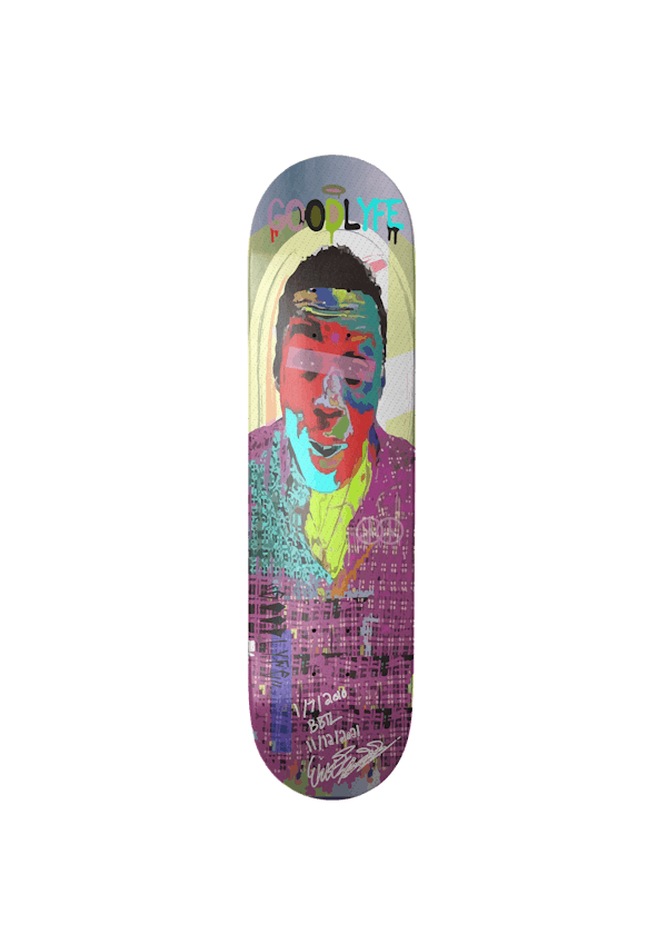 Limit Till Skateboard #18 " Self Portrait" RARE