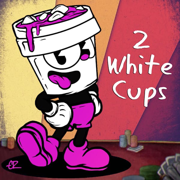 2 WHITE CUPS