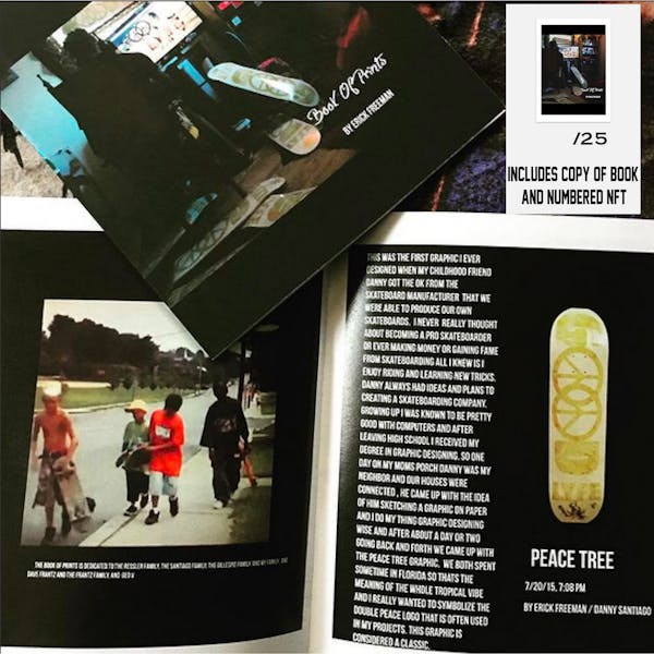 Book of Prints By Limit Till Skateboards (Comes with Book and Special NFT)