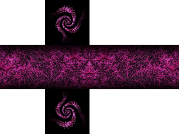 Abstract pink fractal skybox for MyOwnVerse galleries
