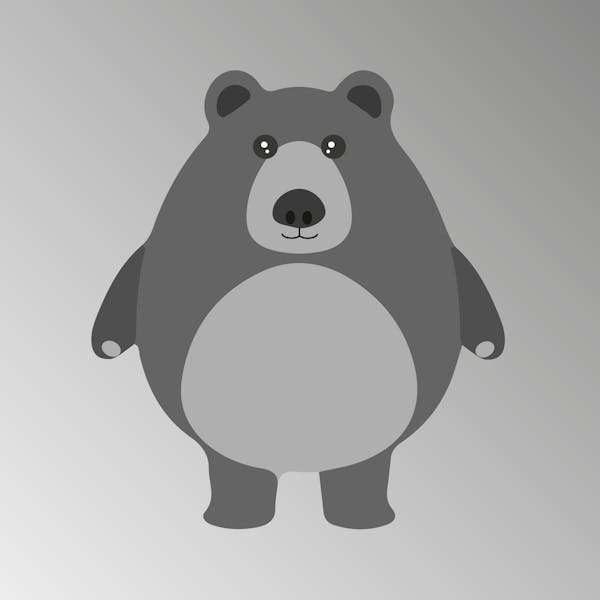 Fat Bear No.4 - #Grey