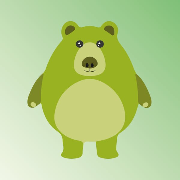 Fat Bear No.6 - #Green