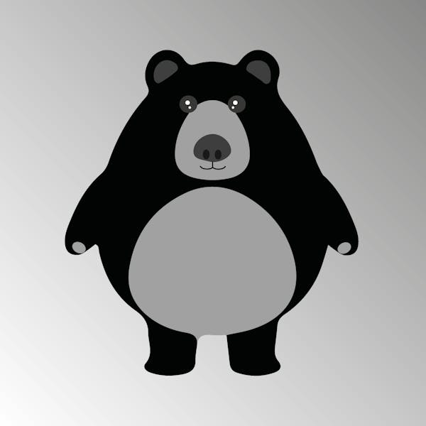 Fat Bear No.10 - #Black