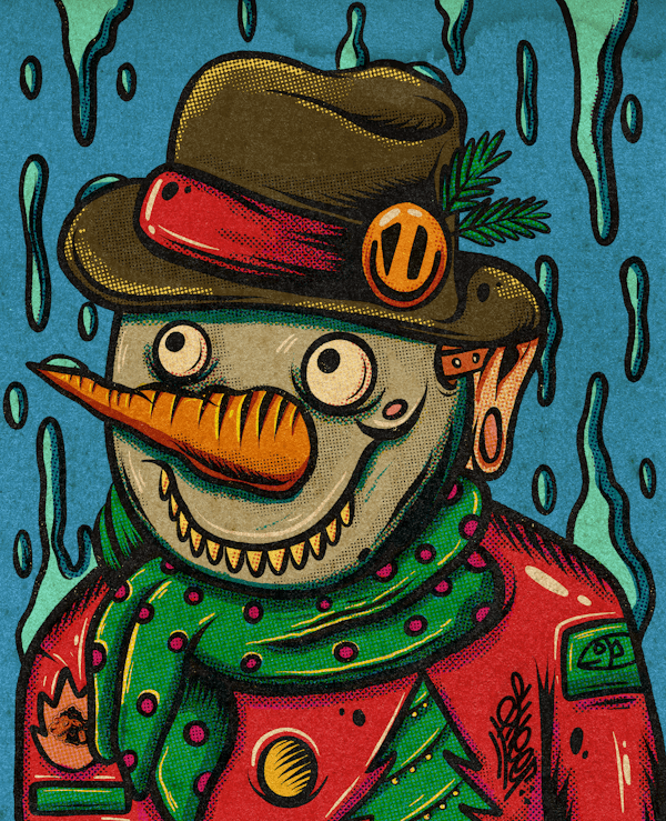 Mask man 27 X christmas festival