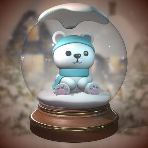 Toon Snow Globe #8 / Rare